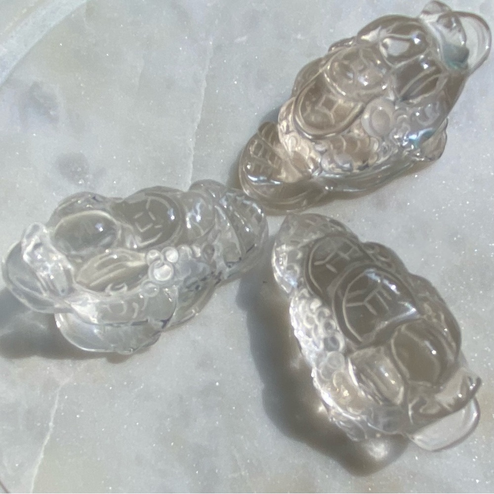 Quartz Crystal Mini Money Toad